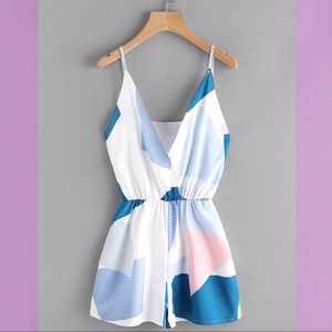 NWOT Geometric romper
